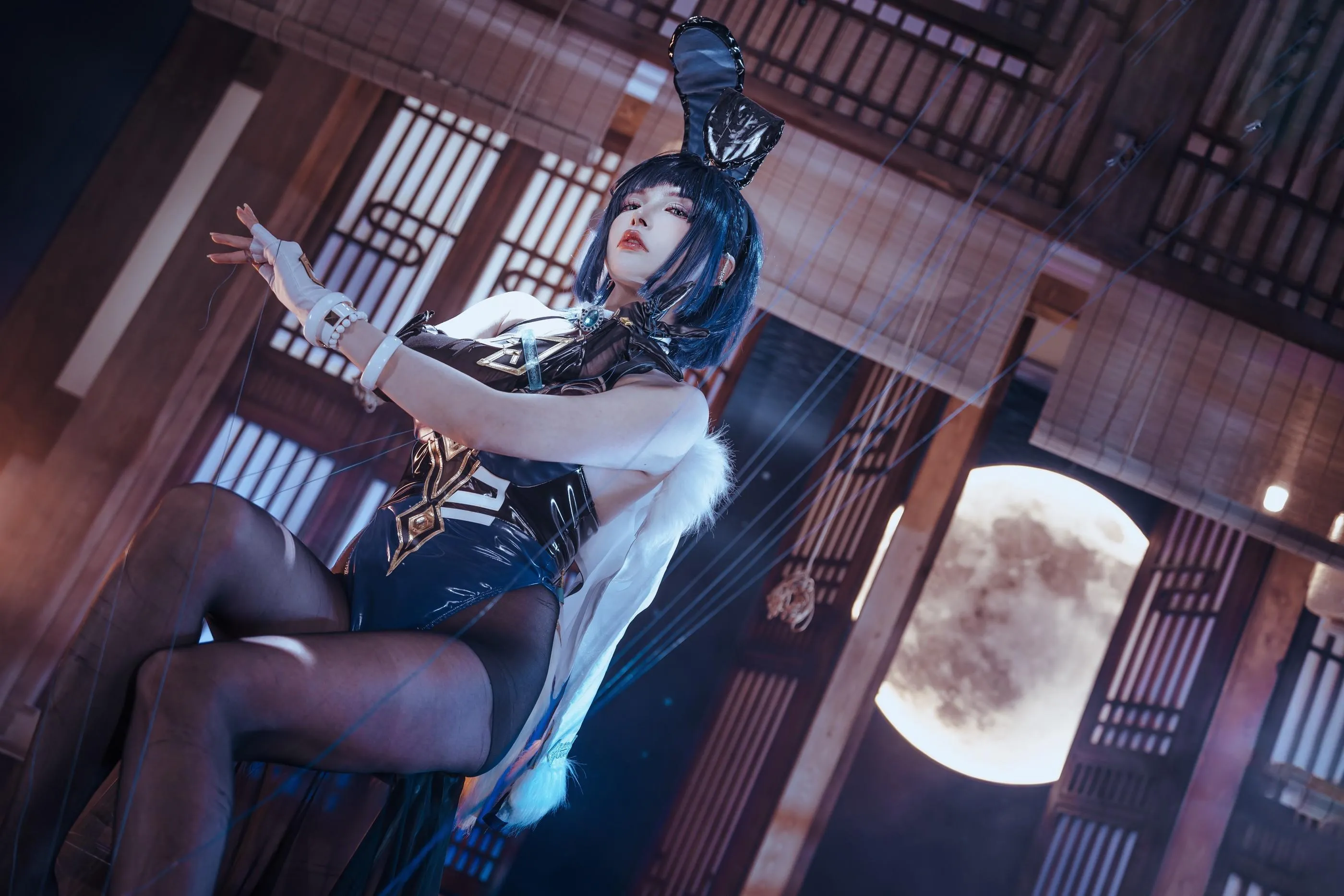 秋和柯基 – NO.105 夜兰 兔女郎 [92P]插图3